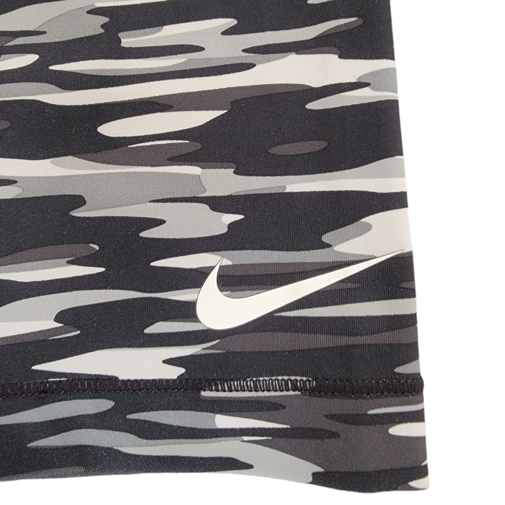 Nike Pro Women's Haze Dri-Fit Training Capri Legging Camo Black Grey Gym… - Picture 12 of 17